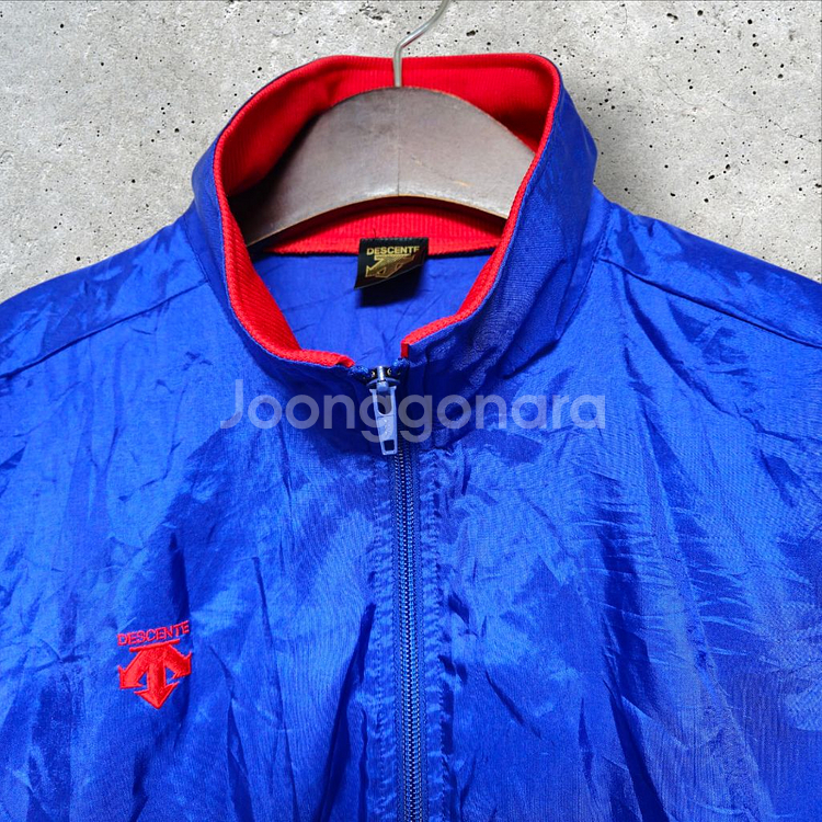 90s 데상트 일본판 블루종 바람막이 (100/L)--1