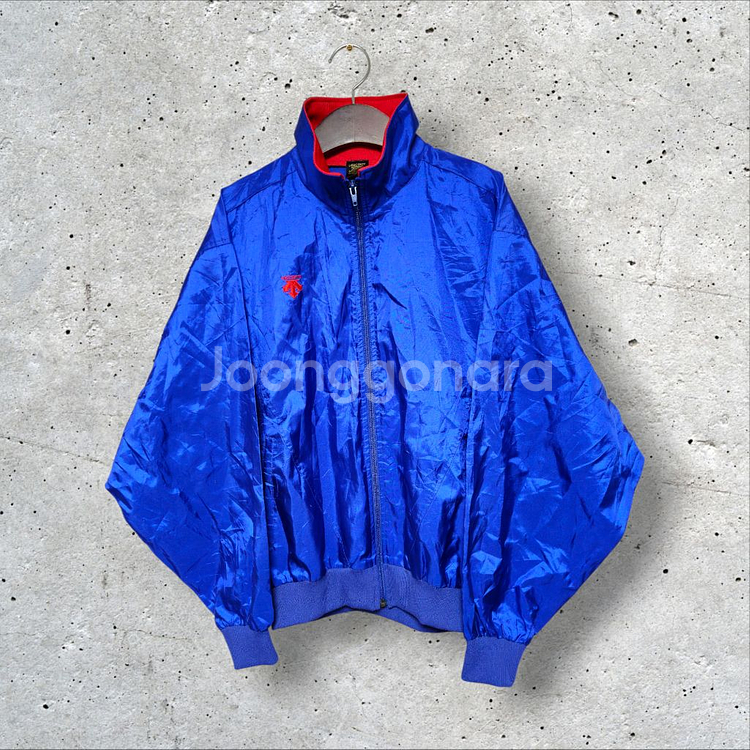 90s 데상트 일본판 블루종 바람막이 (100/L)--5