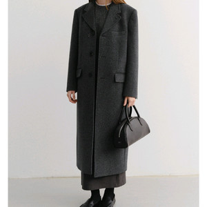 던스트 캐시미어코트 차콜 새상품 (S사이즈)