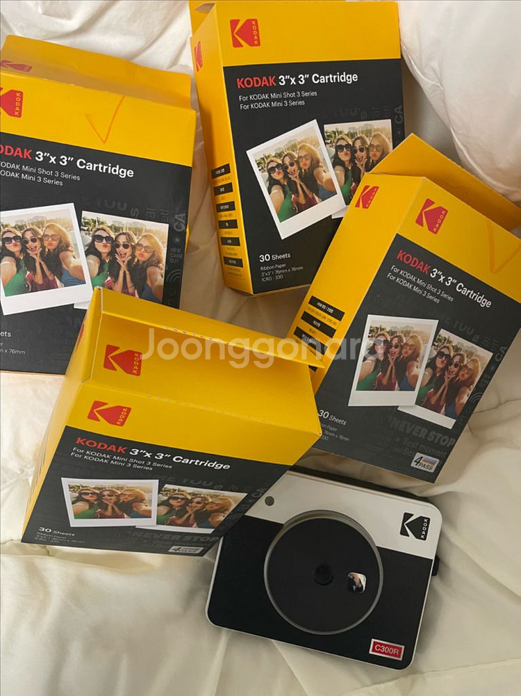 코닥 미니샷3 레트로 C300R+카트리지110매--0