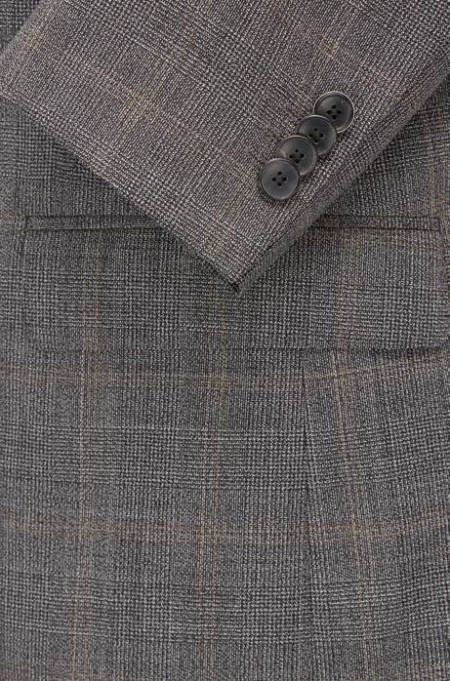 루나에비뉴7 휴고보스 블랙 라벨 글렌 플래드 수트 정장--7