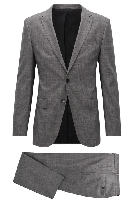 루나에비뉴7 휴고보스 블랙 라벨 글렌 플래드 수트 정장--8