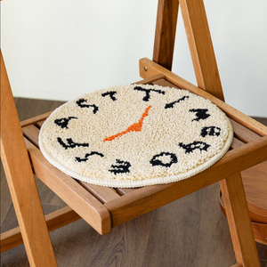 라이브워크 리틀띵스 원형러그 v.3 Clock-beige 미개봉 새제품