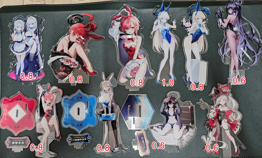 블루아카이브 아크릴스탠드 개봉(씰제거) 판매 이미지