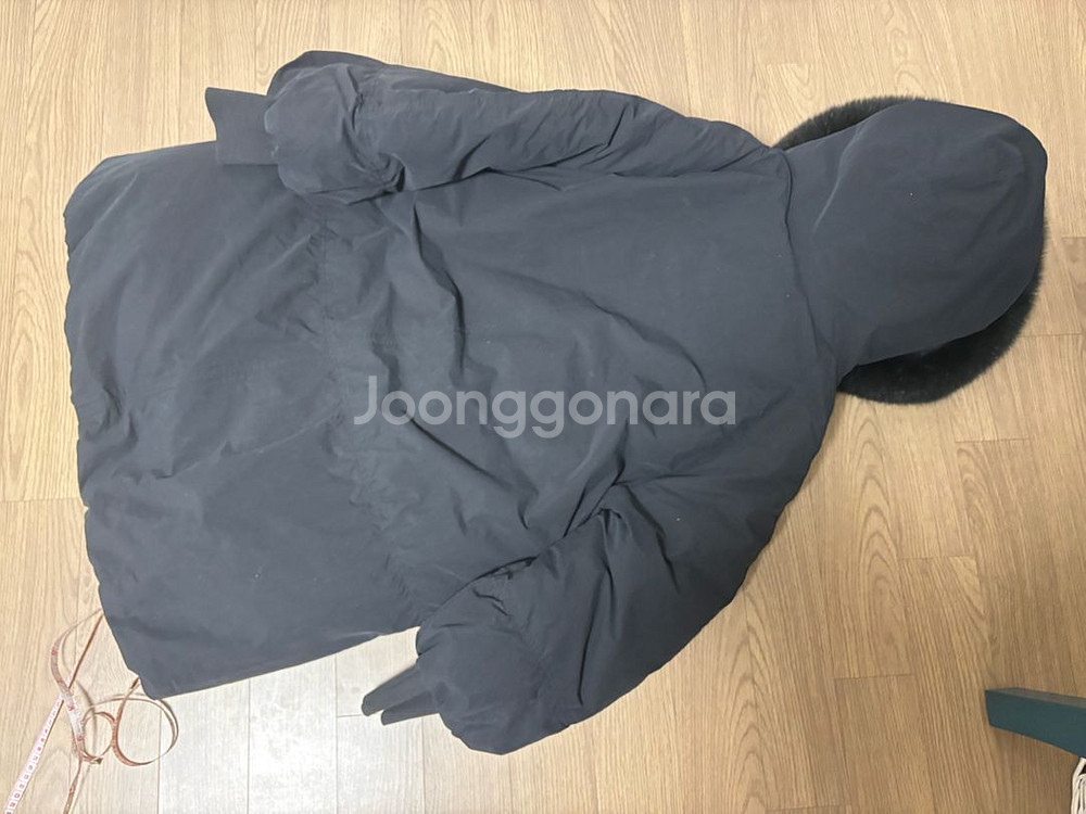 상태최상 지컷 빅사가퍼 야상 롱패딩 55(오버핏 66충분히)--1