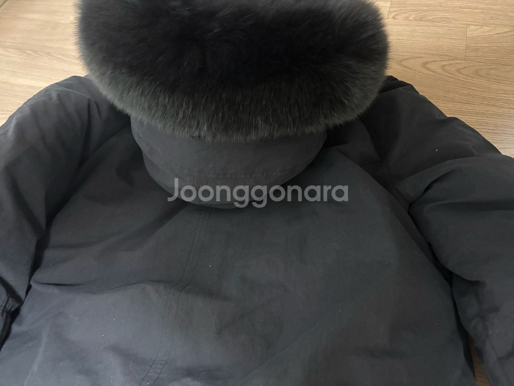 상태최상 지컷 빅사가퍼 야상 롱패딩 55(오버핏 66충분히)--3