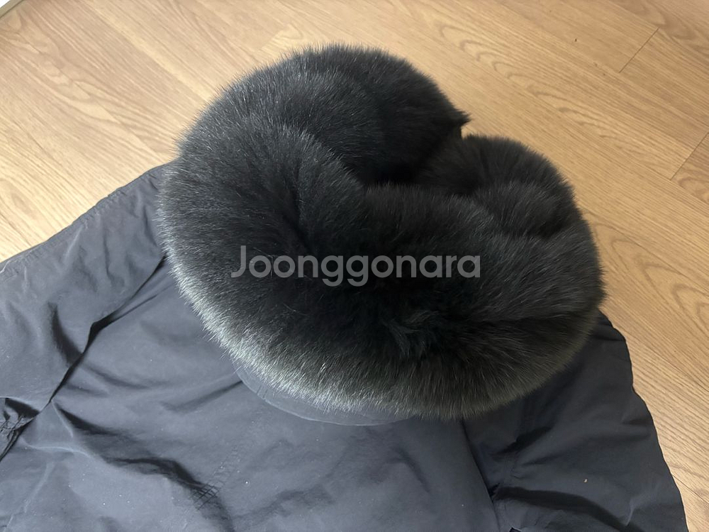 상태최상 지컷 빅사가퍼 야상 롱패딩 55(오버핏 66충분히)--2