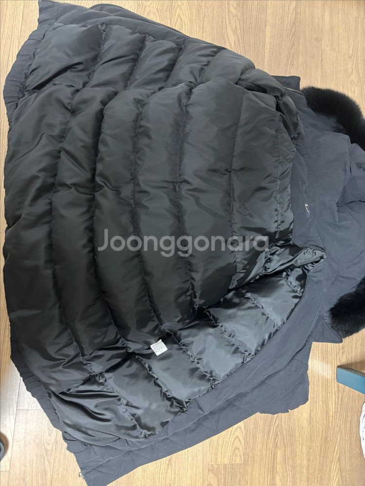 상태최상 지컷 빅사가퍼 야상 롱패딩 55(오버핏 66충분히)--5