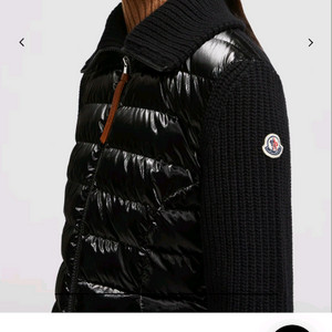 몽클레어 24fw 여성 패딩 울 집업 가디건 xs사이즈