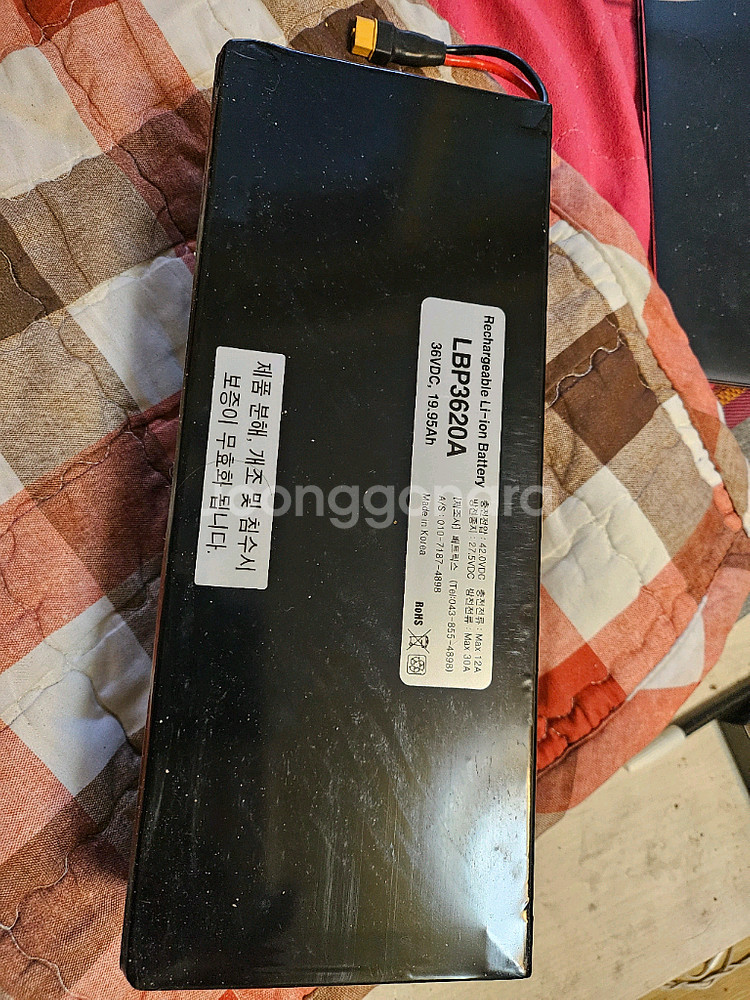 전기자전거 바팡 36V 500W 배터리 20ah--5