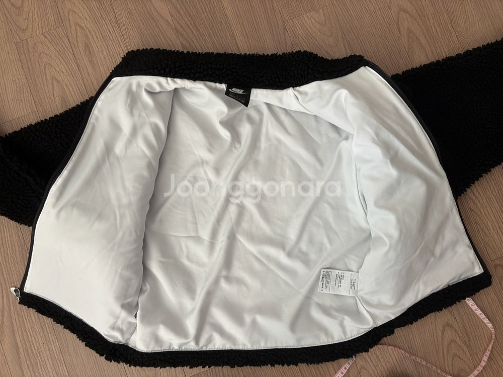 나이키 뽀글이 양털 반크롭 후리스자켓 여성 s--2