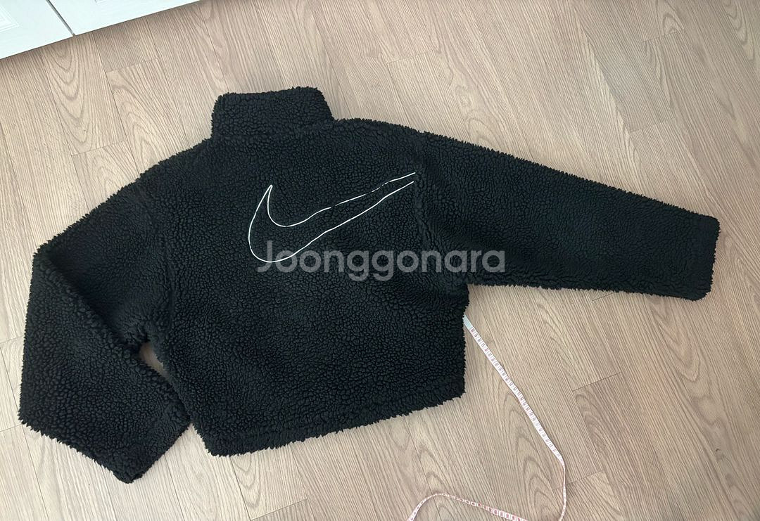 나이키 뽀글이 양털 반크롭 후리스자켓 여성 s--0