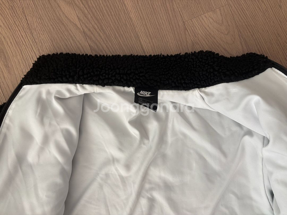 나이키 뽀글이 양털 반크롭 후리스자켓 여성 s--3