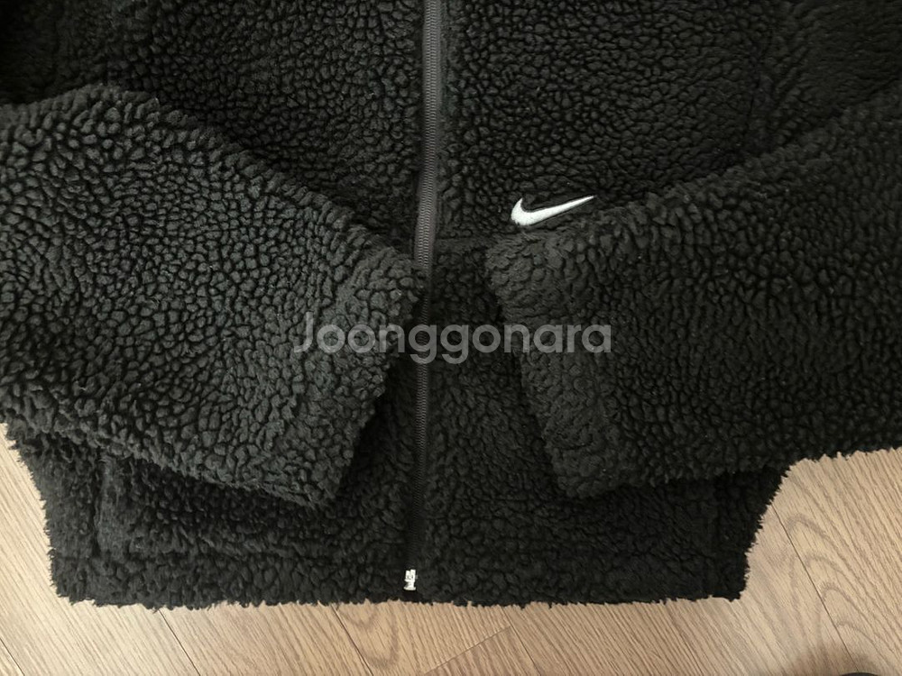 나이키 뽀글이 양털 반크롭 후리스자켓 여성 s--6
