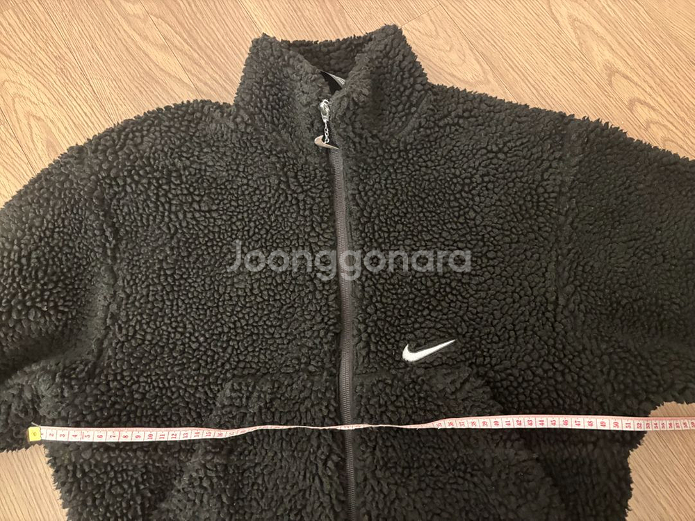나이키 뽀글이 양털 반크롭 후리스자켓 여성 s--7