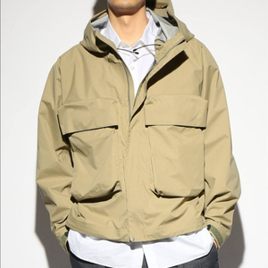 언유즈드 빅퍼켓 윈드브레이커 베이지 3size