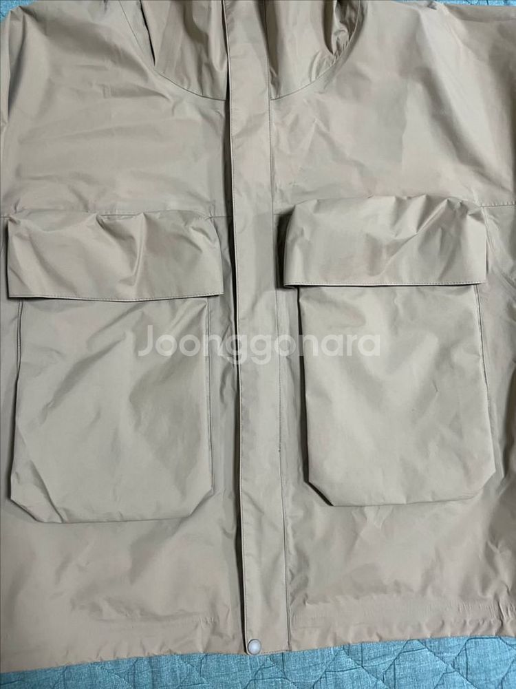 언유즈드 빅퍼켓 윈드브레이커 베이지 3size--2