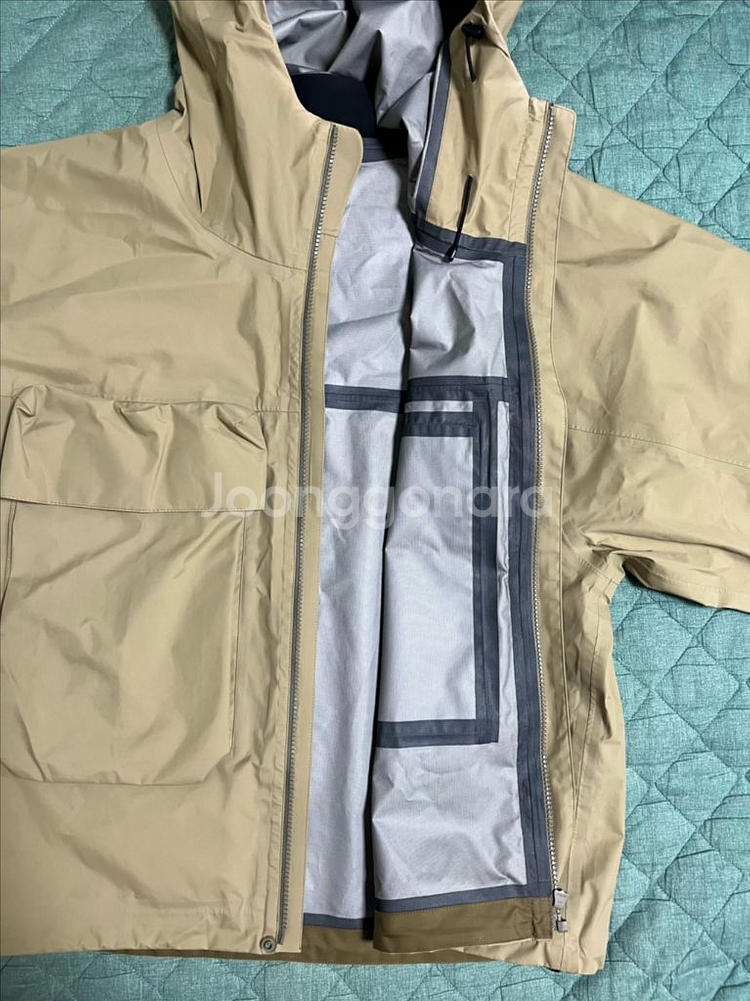 언유즈드 빅퍼켓 윈드브레이커 베이지 3size--6