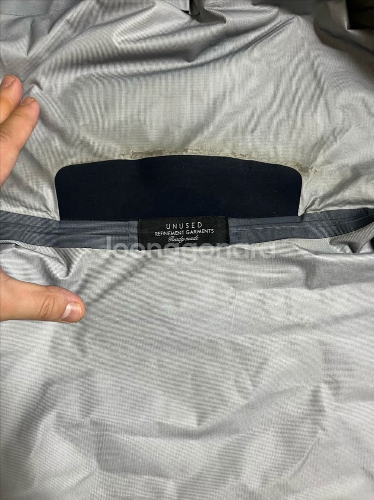 언유즈드 빅퍼켓 윈드브레이커 베이지 3size--8