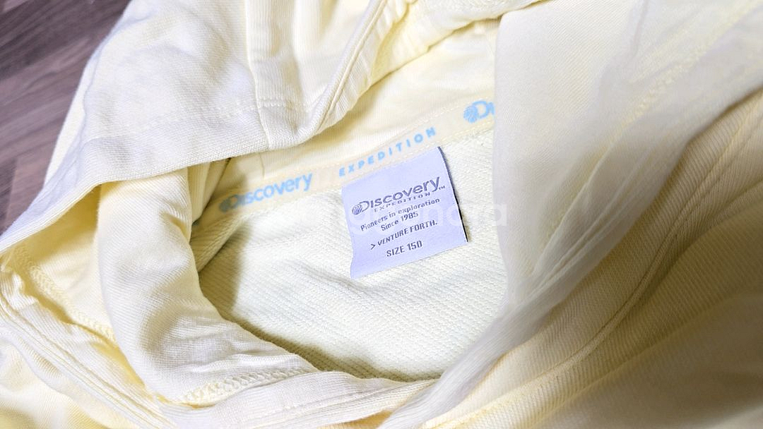 디스커버리키즈) 익스페디션 후드티 150 옐로우--1