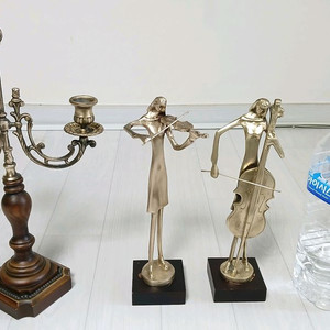 황동촛대 악기조각상