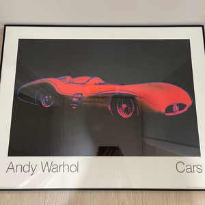 메르세데스 벤츠 x 앤디워홀 아트 포스터 AD1986 W 196 R STROMLINIE