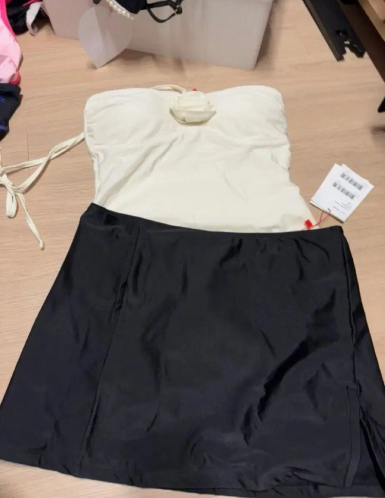 미착용)surfea 써피 블루밍 수영복 세트--1