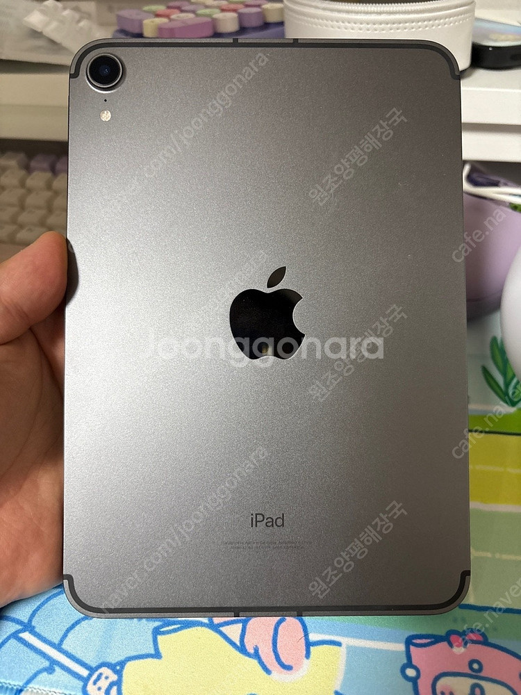 아이패드 미니 6세대 64g 셀룰러 스페이스 그레이 + 짭플펜슬, 폴리오 케이스--0