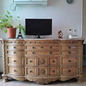 Ashley 클래식 화장대+협탁 세트 / 고급 빈티지 가구