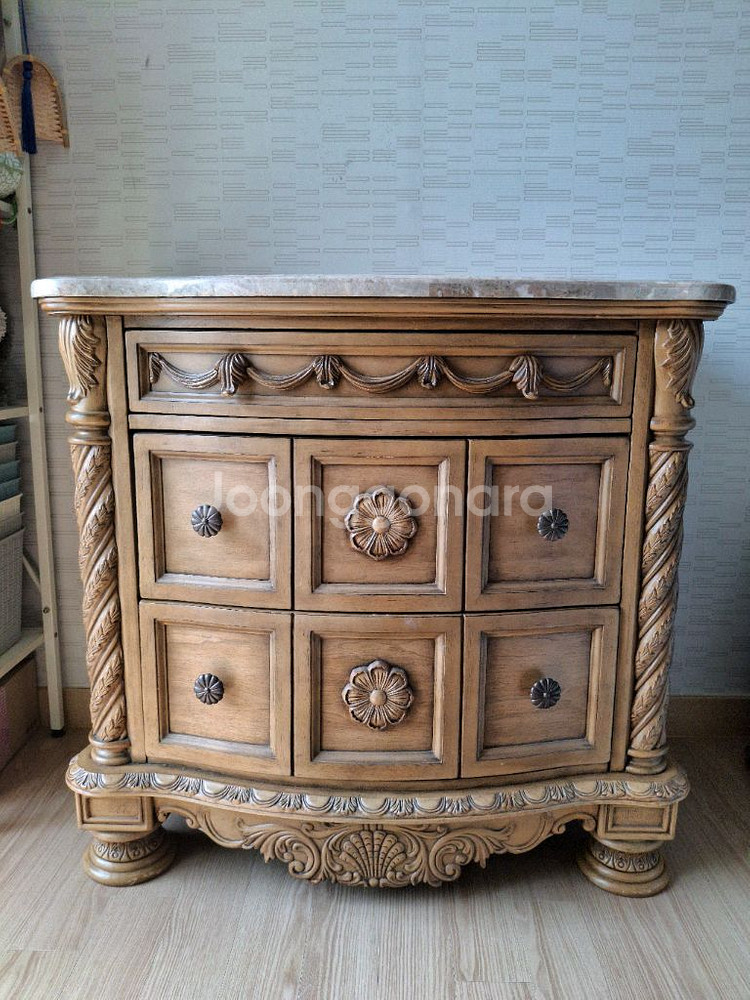 Ashley 클래식 화장대+협탁 세트 / 고급 빈티지 가구--6