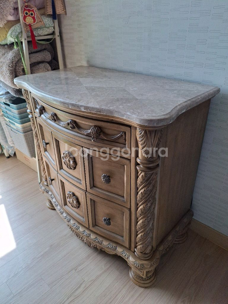 Ashley 클래식 화장대+협탁 세트 / 고급 빈티지 가구--7