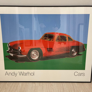메르세데스 벤츠 x 앤디워홀 아트 포스터 AD1986 BENZ 300 SL Coupe