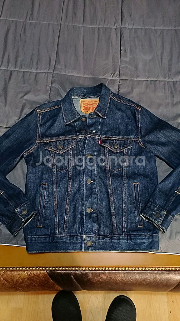 리바이스 청자켓 90 여성55 가슴52 기장62--0