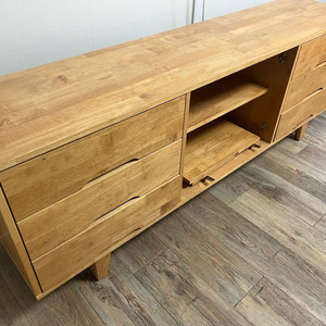 원목 TV장, TV다이