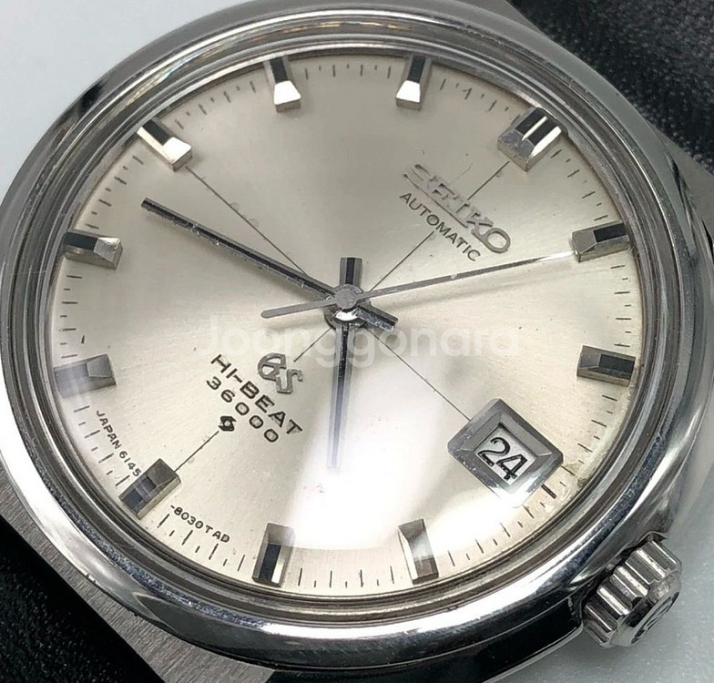 그랜드세이코 1968년 빈티지 6145-8000 하이비트 오토매틱 시계--7