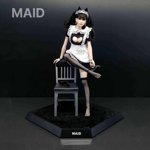 메이드(하녀) 심리스 바디 커스텀 12인치 피규어(핫토이x)