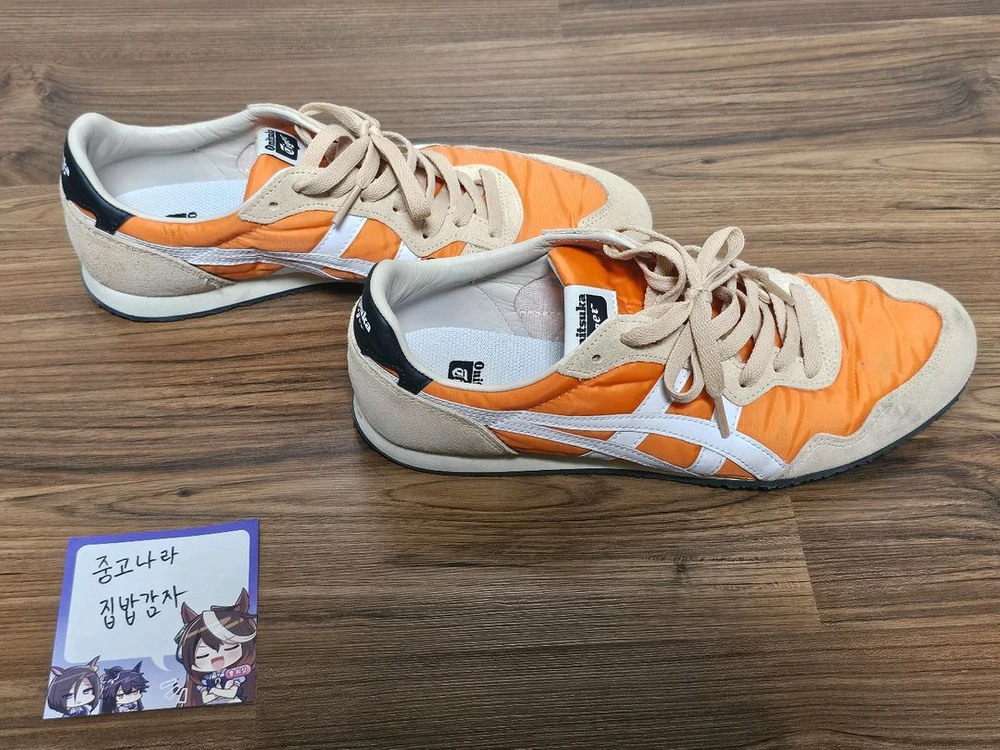 오니츠카타이거 세라노 하바네로 오렌지 265 신발 팝니다 이미지