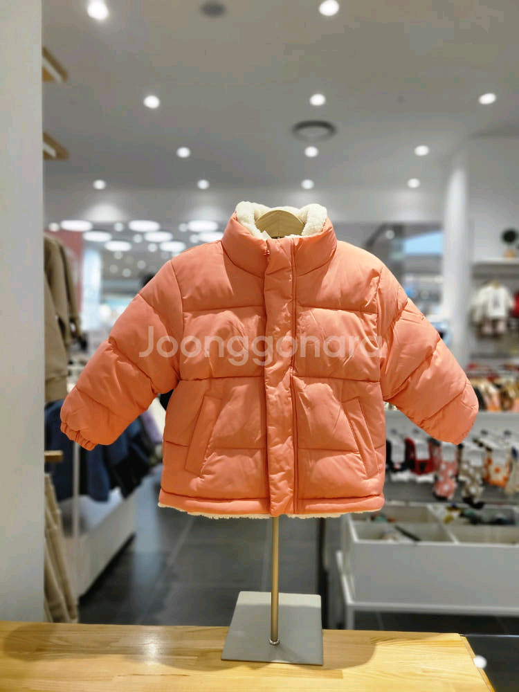 래핑차일드 리버시블 투웨이 패딩 160사이즈--7