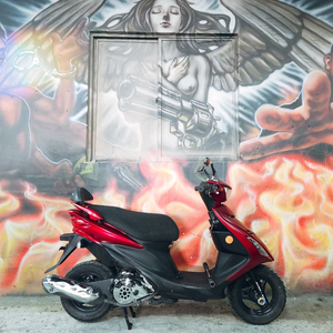 어드레스125CC/16년식/66436KM/레드도색/오토바이/마실용스쿠터