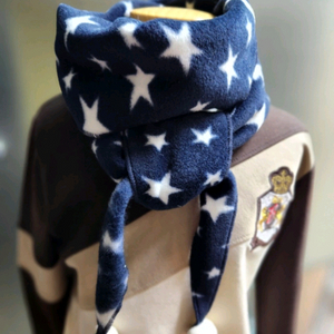 [새제품] 별무늬 고급 목도리(유아용 아동용 어린이용)