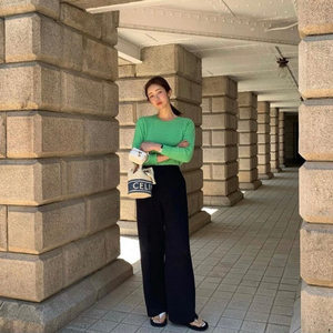 얼바닉30 베라 캐시미어 니트(애플그린)