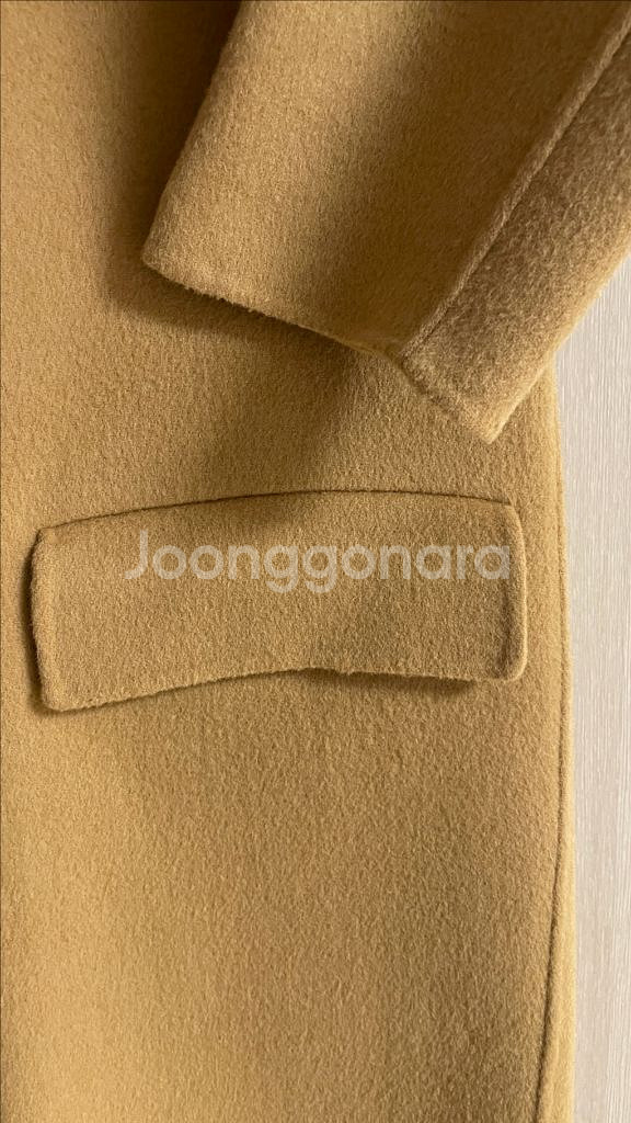 LAP 랩 핸드메이드 여성 코트 66사이즈 카멜--3