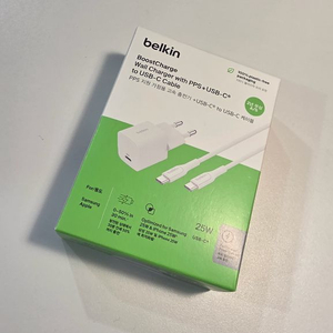 [새제품] 벨킨 25W USB-C 충전기