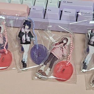 두찜 이세돌 키링 b세트 (릴파, 주르르) 판매합니다