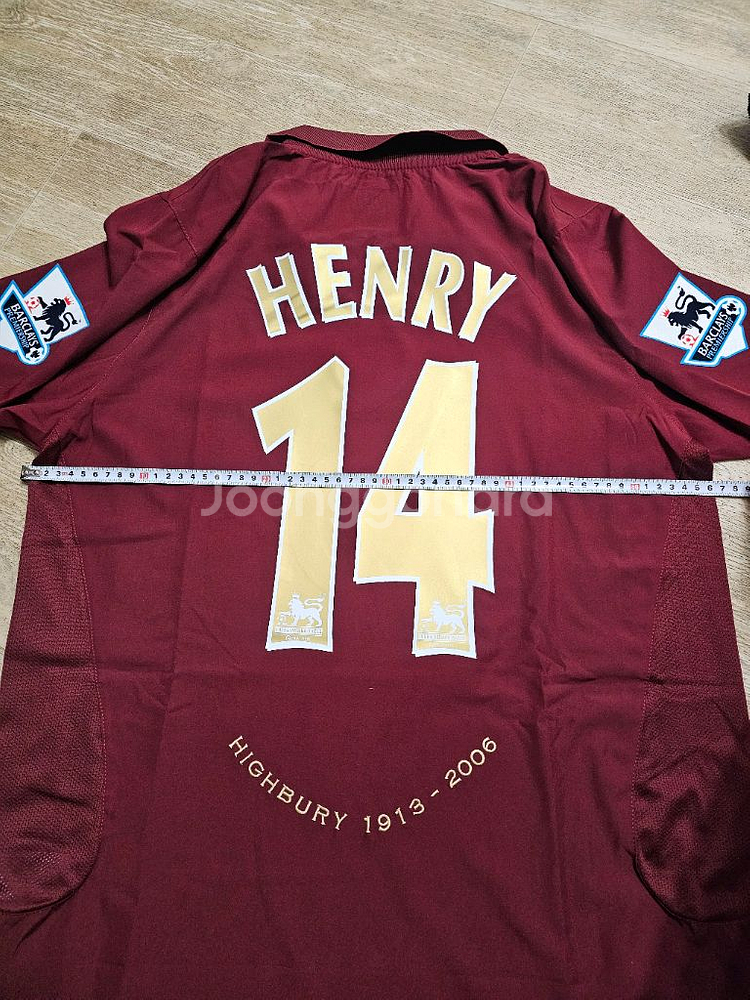 아스날 앙리 마킹 올드유니폼 레트로유니폼 빈티지유니폼--8