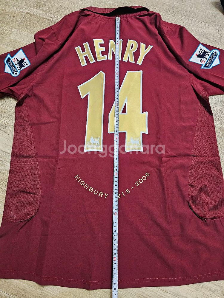 아스날 앙리 마킹 올드유니폼 레트로유니폼 빈티지유니폼--9