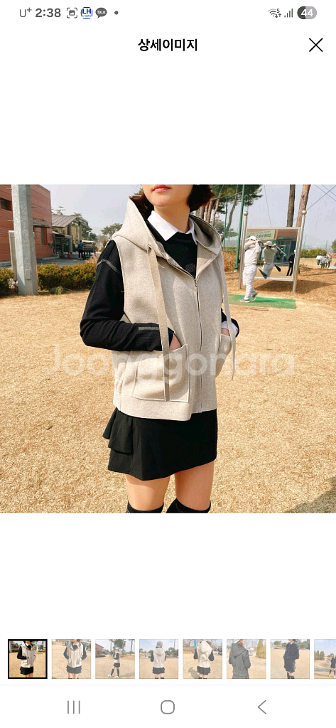 골프조끼 니트조끼 디즈니골프티셔츠 90(55)--2