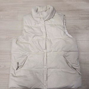 여성100 코듀로이 패딩조끼