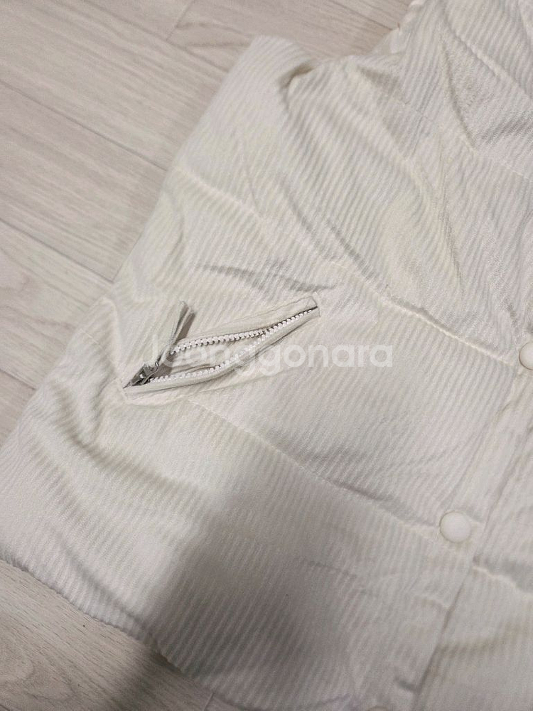 여성100 코듀로이 패딩조끼--3