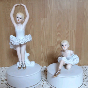 발레리나 인형/ 발레리나 장식품/ 도자기인형/ 앤틱소품